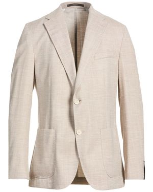 Windsor. Blazer Cotton, Viscose, Linen, Elastane - Natural