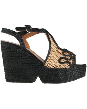 Robert Clergerie Sandals Textile Fibers - Black