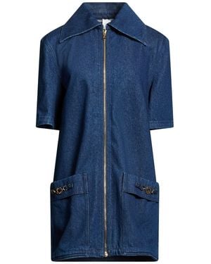 Patou Mini Dress Cotton - Blue