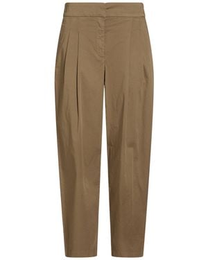 Gran Sasso Khaki Pants Cotton, Elastane - Natural