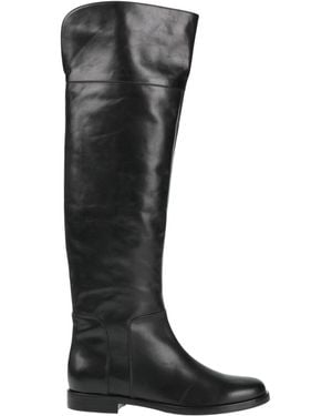 Sergio Rossi Boot Leather - Black