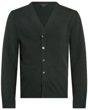 Daniele Fiesoli Dark Cardigan Wool, Cashmere - Green