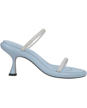 Wandler Sandals Textile Fibres - Blue