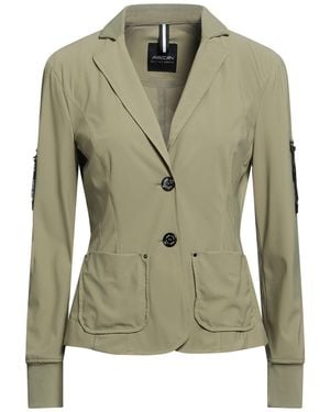 Marc Cain Military Blazer Polyamide, Elastane - Green