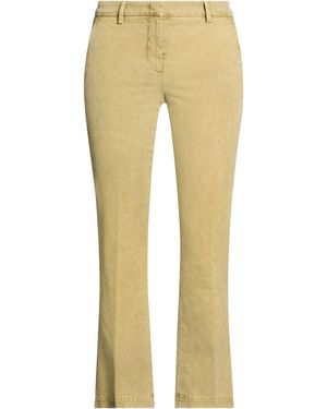 PT Torino Khaki Trousers Cotton, Lyocell, Elastane - Natural