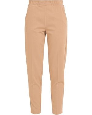 Le Tricot Perugia Camel Pants Viscose, Polyamide, Elastane - Natural