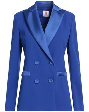 Kontatto Blazer Polyester, Elastane - Blue