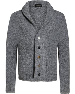 Gabriele Pasini Cardigan Wool, Polyester, Alpaca Wool, Acrylic, Elastane - Grey