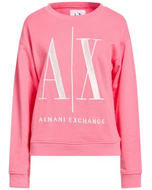 ARMANI EXCHANGE Coral Sweatshirt Cotton - Pink