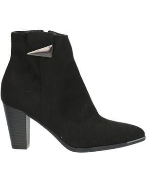 Cinzia Soft Ankle Boots Textile Fibers - Black
