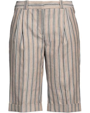 Alberta Ferretti Shorts & Bermuda Shorts Linen, Cotton - Blue