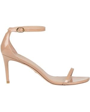 Stuart Weitzman Sandals Leather - Natural