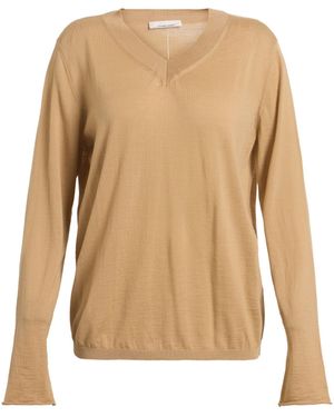 Liviana Conti Sweater Virgin Wool - White