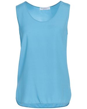 Amina Rubinacci Azure Top Viscose - Blue