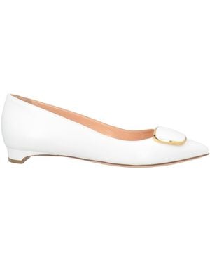 Rupert Sanderson Ballet Flats Calfskin - Natural