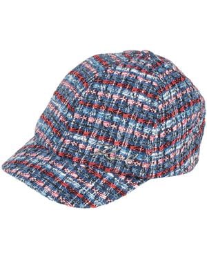 KARL LAGERFELD Hat Cotton, Polyester - Blue