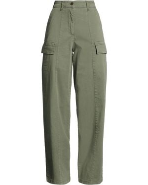B.yu Military Pants Cotton, Elastane - Green