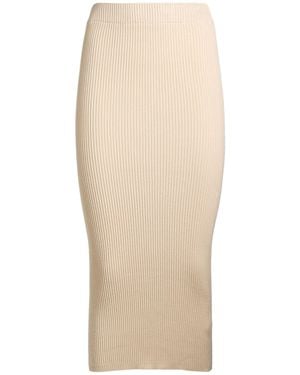 Imperial Midi Skirt Cotton - Natural