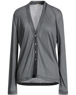 Massimo Alba Cardigan Cotton, Silk - Grey