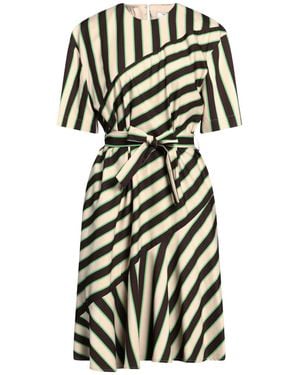 MSGM Midi Dress Viscose, Polyamide - White