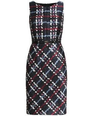 Paule Ka Midnight Midi Dress Polyester, Triacetate - Black