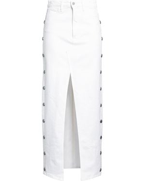 3x1 Denim Skirt Cotton, Elastane - White