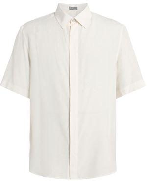 Dior Ivory Shirt Silk, Lyocell - White