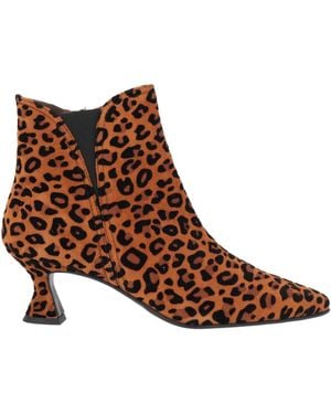 Status Ankle Boots Leather - Brown