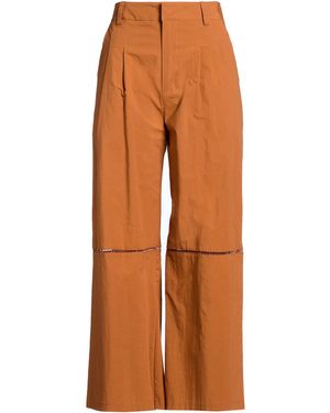 Manila Grace Pants Cotton, Elastane - Orange