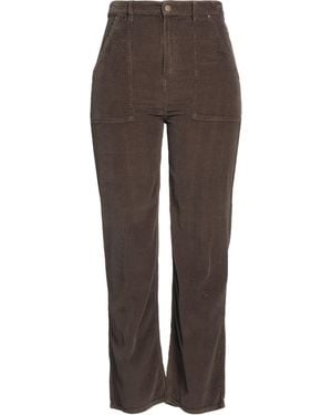Chloe Stora Khaki Pants Cotton - Brown