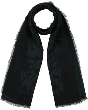 Longchamp Scarf Modal, Cotton - Black