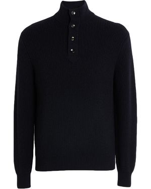 Agnona Midnight Turtleneck Cashmere - Blue