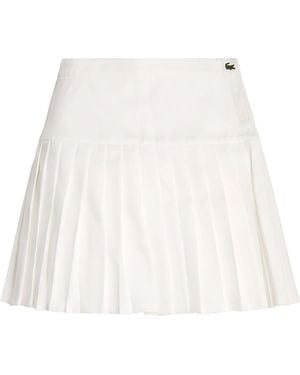 Lacoste Mini Skirt Polyester, Cotton - White