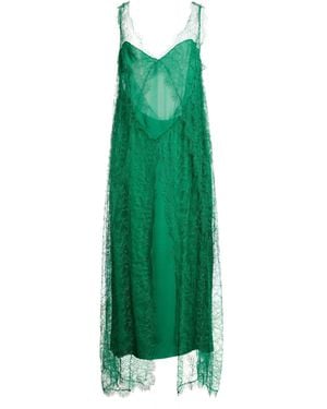 KHAITE Maxi Dress Polyamide, Viscose, Silk - Green