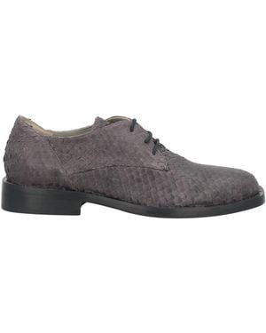 Ixos Lace-Up Shoes Leather - Gray