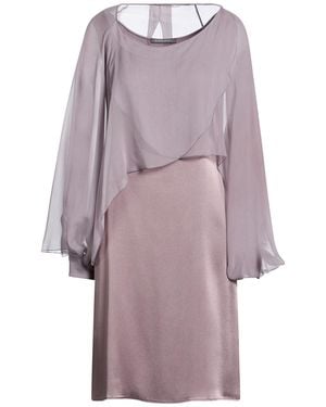 Alberta Ferretti Mini Dress Acetate, Silk - Purple