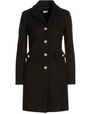 Liu Jo Coat Acrylic, Polyester, Wool - Black