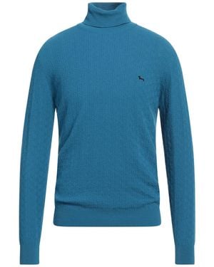 Harmont & Blaine Turtleneck Cotton, Polyamide, Viscose, Wool - Blue