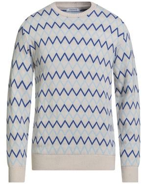 OVER/D Sweater Acrylic - Blue
