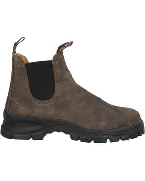 Blundstone Ankle Boots Leather, Elastic Fibres - Brown