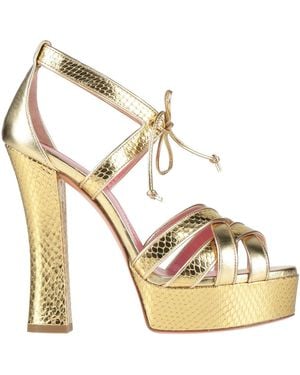 Blumarine Sandals Leather - Metallic