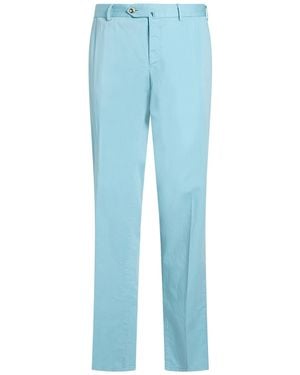 PT Torino Pants Cotton, Silk, Elastane - Blue