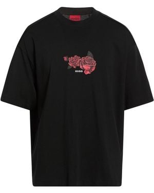 HUGO T-Shirt Cotton - Black
