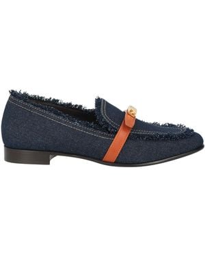 Skorpios Midnight Loafers Textile Fibers - Blue