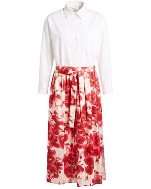 Blugirl Blumarine Maxi Dress Polyester, Elastane - Red