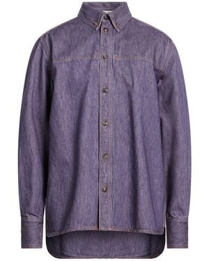 Trussardi Denim Shirts - Purple
