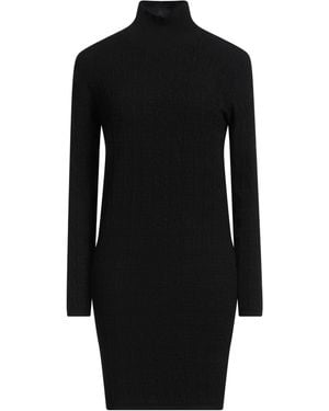 Gaelle Paris Mini Dress Viscose, Polyester, Polyamide, Elastane - Black