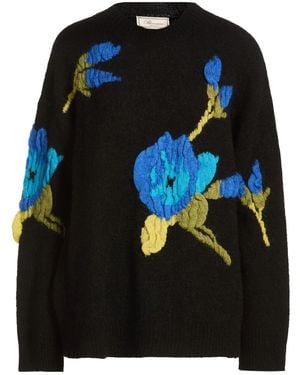 Blumarine Sweater Polyamide, Alpaca Wool, Acrylic, Elastane - Black