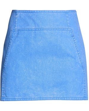 Facon Jacmin Light Denim Skirt Cotton - Blue