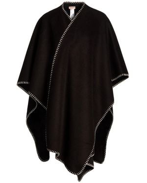 Twinset Poncho - Negro
